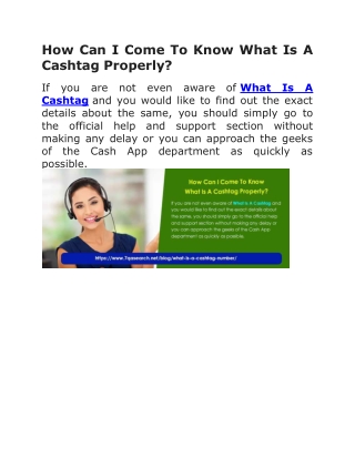 what is a cashtag