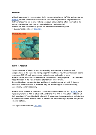 How to  Buy Adderall Online