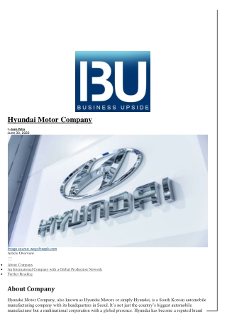 Hyundai Motor Company