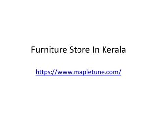 Furniture Store In Kerala