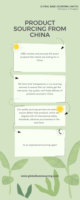 Advantages of Product Sourcing from China | GBSL