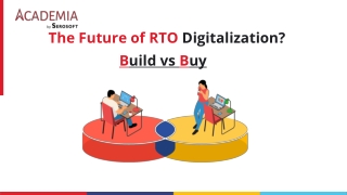 Future of RTO Digitalization - Build Software vs Buy!!!