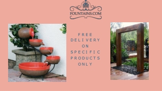 Garden Fountains - FOUNTAINS