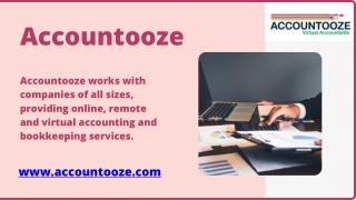 Accounting and bookkeeping services
