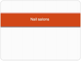 Nail salons