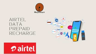 airtel data prepaid recharge