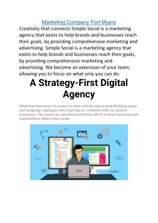Marketing Company Fort Myers