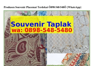 Produsen Souvenir Placemat Terdekat