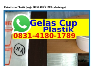 Toko Gelas Plastik JogjaToko Gelas Plastik Jogja Ô8ᣮ1_418Ô_1789(WA)