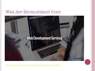 Web App Development Cost