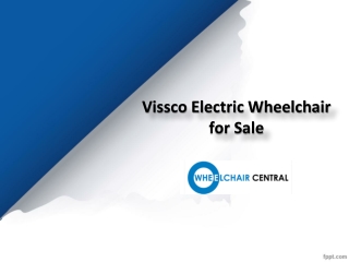 Vissco Electric Wheelchair for Sale, Vissco Electric Wheelchairs near me – Wheelchair Central