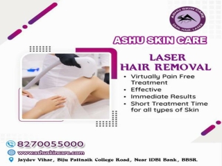 ashu skin care is best for  laser hair removal treatment in bhubaneswar, odisha