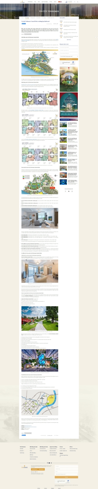 Căn hộ Vinhomes Central Park có những loại hình nào_ - vinhomes.vn