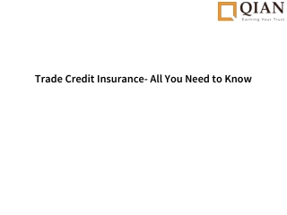Trade Credit Insurance- All You Need to Know