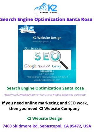 Search Engine Optimization Santa Rosa