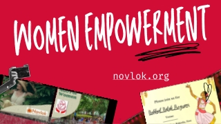 Women Empowerment || Nukkad Natak Programs || NGO For Women || Novlok.org