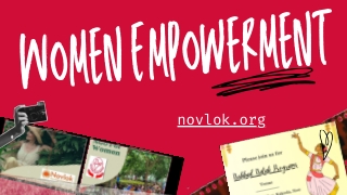 Women Empowerment || Nukkad Natak Programs || NGO For Women || Novlok.org
