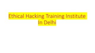 Ethical Hacking Training Institute In Delhi By Aptron