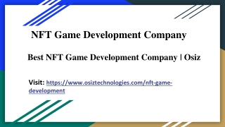 NFT Game Development Company