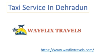 Taxi Service In Dehradun