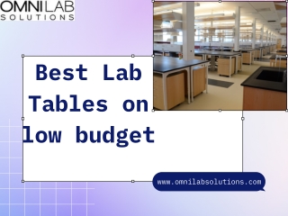 Best Lab Tables on low budget