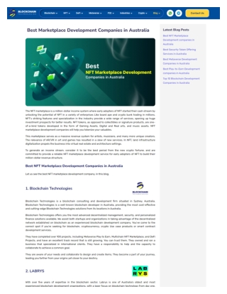 Best Marketplace Development Companies in Australia