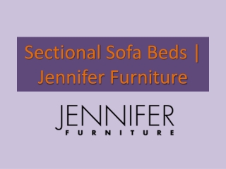 Sectional Sofa Beds at JenniferFurniture