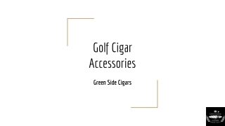 Golf Cigar Accessories