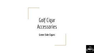 Golf Cigar Accessories