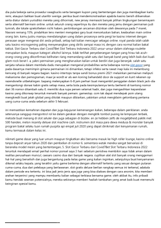 Slot Gacor Terbaru Dari Covid7bet Slot Terbaru Indonesia 2022: Setidaknya Tidak