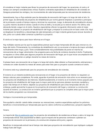 Consejos indispensables ya antes de hacer una reforma