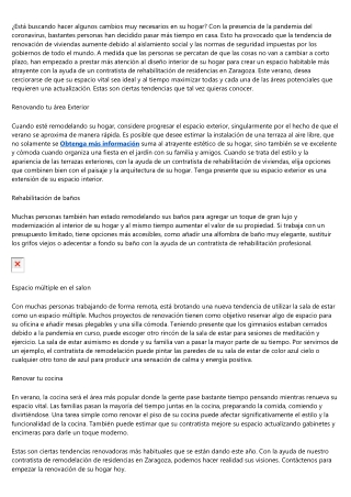 Tips indispensables ya antes de hacer una renovacion