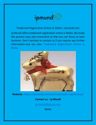 Trademark Registration Online In Malta Ipmundi