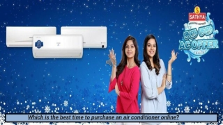 Which is the best time to purchase an air conditioner online