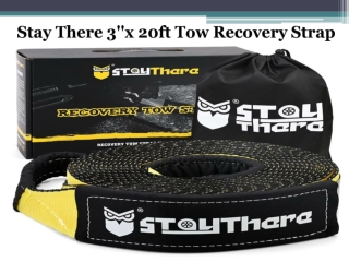 Stay There 3''x 20ft Tow Recovery Strap