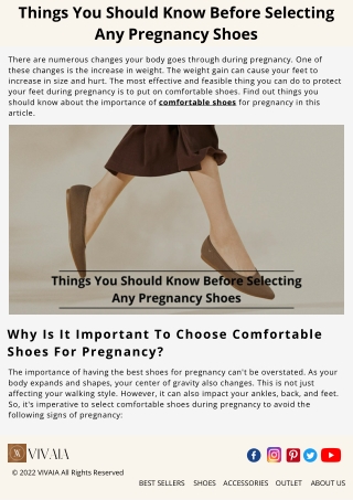 Things You Should Know Before Selecting Any Pregnancy Shoes
