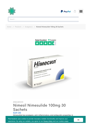 Nimesil Nimesulide 100mg 30 Sachets