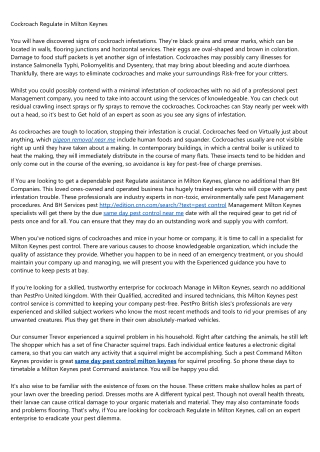 20 Fun Facts About milton keynes pest control