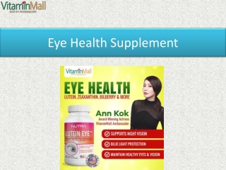 Eye Health Supplement