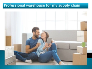 Professional warehouse for my supply chain