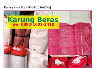 Karung Beras 5kg