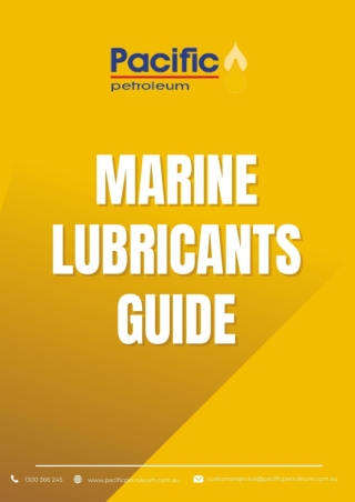 Pacific Petroleum Marine Lubricants Guide