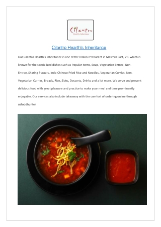 Cilantro Hearth's Inheritance