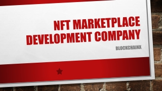 Nft marketplace development company