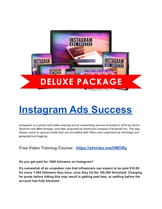 Instagram Ads Success