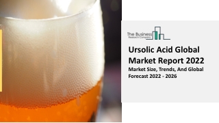 Global Ursolic Acid Market Competitive Strategies And Forecasts To 2031