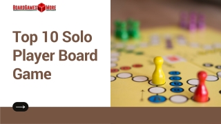 Top 10 Solo Player Board Game