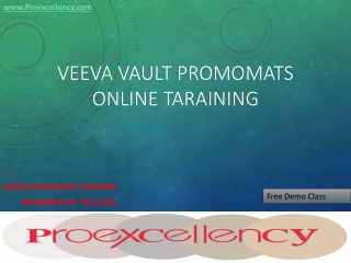 Online Classes For Veeva Vault PromoMats By Proexcellency