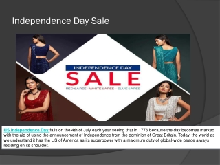 Independence Day Sale | One Minute Sarees