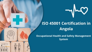 ISO 45001 Certification in Angola